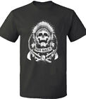 Men's Sm S&M American Skull Indian Bmx T Shirt 100% Cutton Ship From Usa
