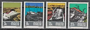 MALTA:1982 SC#608-11 MNH Shipbuilding and Repairing, Tarznar Shipyards AP496 - Picture 1 of 2