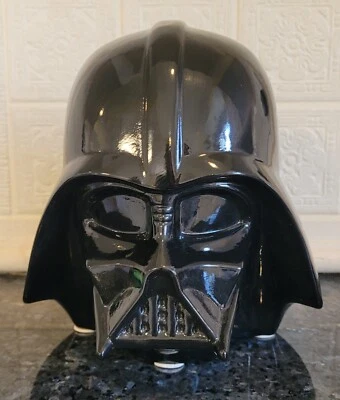 Darth Vader Head Helmet Coin Bank - Star Wars Ceramic Collectible Bank~FAB☆ - Image 1 of 4