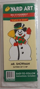 Arte de patio de colección Mr. Snowman hágalo usted mismo patrón 30" X 48" #YA30033 - Imagen 1 de 4