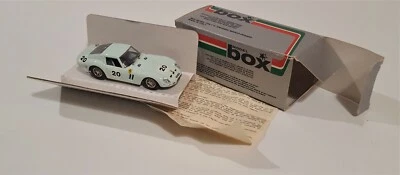 MODEL BOX 8402 - FERRARI 250 GTO 62 - LE MANS 1962 -WHITE - 1:43 -MASTEN GREGORY - Immagine 1 di 4