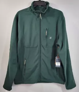 Roark Landfall Fleece Jacket Men's M Forest Green Full-Zip Long Sleeve RF277 - Picture 1 of 16