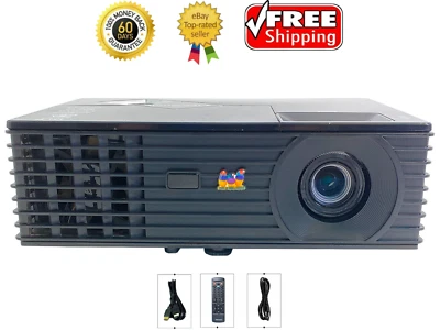 ViewSonic PJD6543w DLP Projector 3000 ANSI HD 1080p 3D RLC-085 HDMI LAN w/Bundle - Image 1 of 4