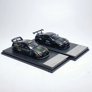 Coche Modelo MC 1:64 Nissan GTR 35 Aleación Die-Cast Vehículo Deportivo Colección - Negro - Imagen 1 de 9