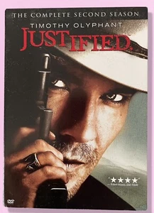 Justified: The Complete Season 2 DVD Starring Timothy Olyphant - 3 Discs Intact - Foto 1 di 24