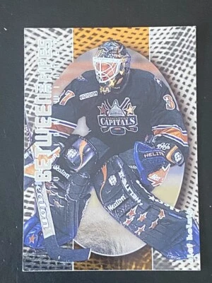 Olaf Kolzig 2001-02 In the Game-Between the pipes/Vezina Winner #110 Washington - Image 1 of 2