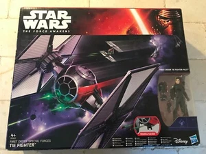 STAR WARS THE FORCE AWAKENS TIE FIGHTER FIRST ORDER HASBRO 2015 BNIB SEALED - Picture 1 of 10