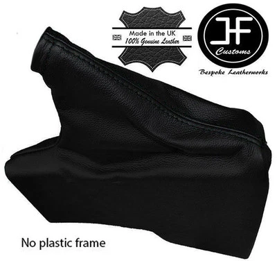 BLACK STITCH BLACK LEATHER HANDBRAKE BOOT FITS TOYOTA GT86 SUBARU BRZ 2012-2017 - image 1 of 3