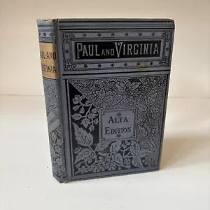 *RARE* Paul and Virgina Bernardin de Saint Pierre Antique HC Alta Edition 1800s - Picture 1 of 12