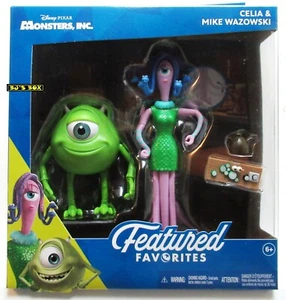 Pixar MONSTERS INC Featured Favorites Figures 2 Pack Celia & Mike Wazowski New - Imagen 1 de 3