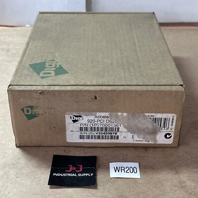 NEW SEALED BOX- Digi 70001361 Acceleport 920-PCI Adapter W/Cable Other PLC & DCI - Image 1 of 4