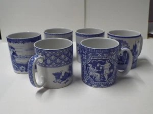Spode 'Blue Room Collection' x 6 Mugs - various patterns - Picture 1 of 12