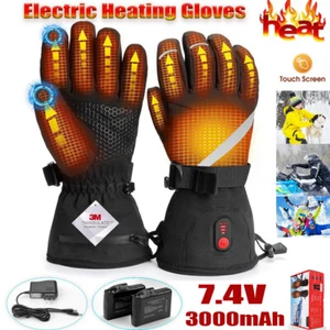 1 Paar Elektrische Beheizte Handschuhe wiederaufladbar Wärmerer Thermohandschuhe - Bild 1 von 10
