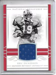 2017 National Treasures ERIC DICKERSON GAME WORN JERSEY SP #8/10 SMU!! - Bild 1 von 2