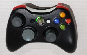 Customized Xbox 360 Wireless Controller, Red White Gray Black, TESTED - Picture 1 of 5