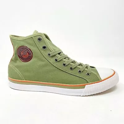 PF Flyers Center Hi Reiss Army Olive Green White Mens Shoes Sneakers PM11CH2B - Image 1 of 4