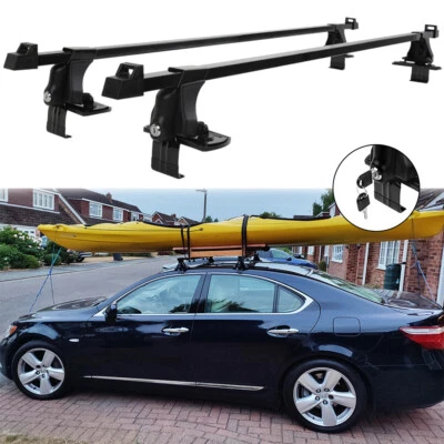 54" Top Roof Rack Cross Bars Luggage Carrier W/ Lock For Lexus LS400 LS430 LS460 Foto 1 de 4