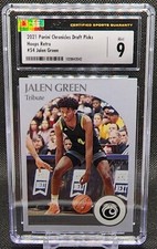 JALEN GREEN RC 2021 PANINI CHRONICLES DRAFT PICKS HOOPS RETRO CSG 9