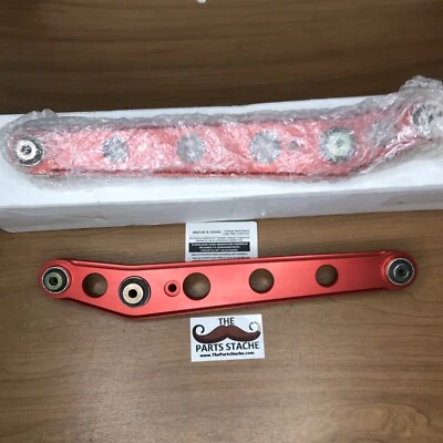 Задние нижние рычаги управления SPC Performance Extreme алюминиевые красные 96-00 Civic EK EM1 - Изображение 1 из 3