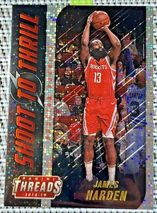 2018-19 Panini Threads Basketball Shoot to Thrill Dazzle #18 James Harden - Picture 1 of 2