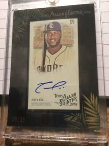 2019 FRANMIL REYES TOPPS ALLEN & GINTER FRAMED AUTO RC CARD 09/25 SSP! Royals - Picture 1 of 2