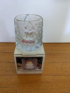 Votive Celebrations Crystal Clear 3" Frosted Christmas Tree Candle Holder - Picture 1 of 6