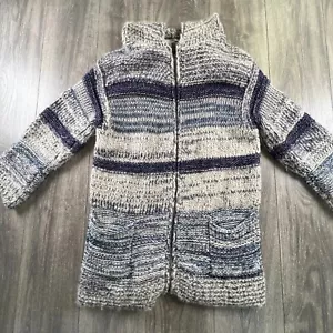 Isabel Marant Etoile Long Cardigan Mantel Full Zip Wolle Baumwolle Alpaka Gr. 44 - Bild 1 von 9