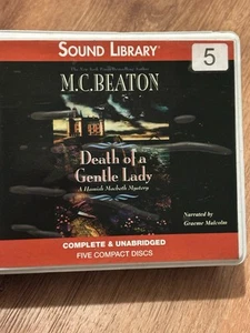 MC Beaton Audio Book Death Of A Gentle Lady Unabridged 5 CDs - Picture 1 of 3