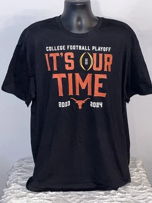 CAMISA DE MANGA CORTA TEXAS LONGHORNS PLAYOFFS UNIVERSITY PARA HOMBRE 2XL NUEVA SIN ETIQUETAS Foto 1 de 2