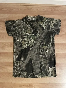 Camiseta De Colección Años 90 Roble Mossy Para Hombres Puntada Única Hecha en EE. UU. Camuflaje Caza XSmall Sin Etiqueta - Imagen 1 de 9