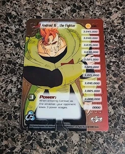 Android 16 The Fighter FOIL Rare 196 Hi-Tech LV3 DBZ TCG Dragon Ball Z Score CCG - Picture 1 of 2