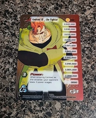 Android 16 The Fighter FOIL Rare 196 Hi-Tech LV3 DBZ TCG Dragon Ball Z Score CCG - Image 1 of 2