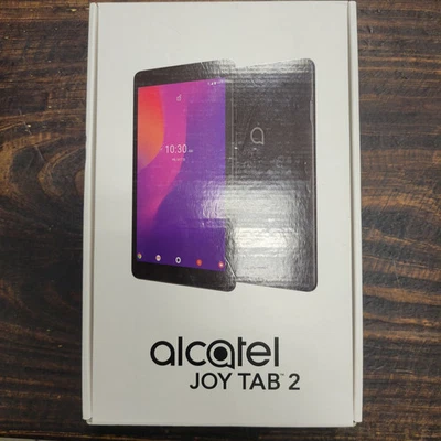 Alcatel Joy Tab 2 32GB, Wi-Fi + 4G, 8 Inch Tablet - Black • New • Sealed - Image 1 of 3