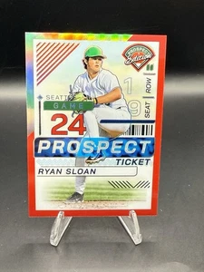 2024 Panini Prospect Edition #163 Ryan Sloan Red Holo #/199 - Bild 1 von 3