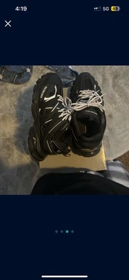 Balenciaga Track Sneakers Black White Lace-Up - Image 1 of 4