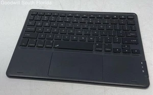 Black Wireless Bluetooth Backlit Slim Keyboard With Touchpad - Picture 1 of 6