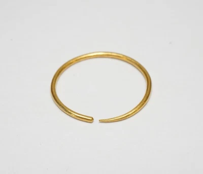 Pure 24k Yellow Gold Hoop Earring - Pure Gold Hoop Earring - Image 1 of 4