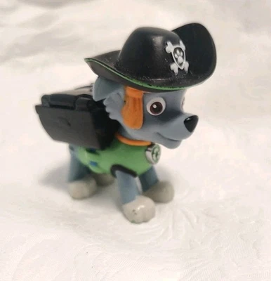 Эксклюзивная фигурка щенков пиратов PAW Patrol Rocky высотой 3 дюйма зеленая игрушка щенок Ty61 - Изображение 1 из 4