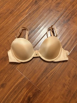 Frederick’s of Hollywood Women's Bra Tan Color Size 34A Adjustable Straps y2k - Image 1 of 4
