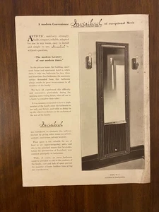 c.1920s INVISIBOWL Concealed Lavoratory Archictural Catalog Brochure Vintage  - Bild 1 von 5