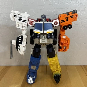 Transformers Energon Optimus Prime Leader 2003 Powerlinx Autobot Action Figure - Picture 1 of 24