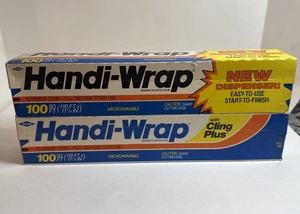Handi-Wrap DowBrands Plastic Wrap Vintage 1989 Kitchen Advertisement Movie Prop - Picture 1 of 6