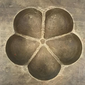 Japanese Wood Carved Kashigata Cake Mold Sweet Wagashi Ume Plum Blossom Kg650 - Picture 1 of 7