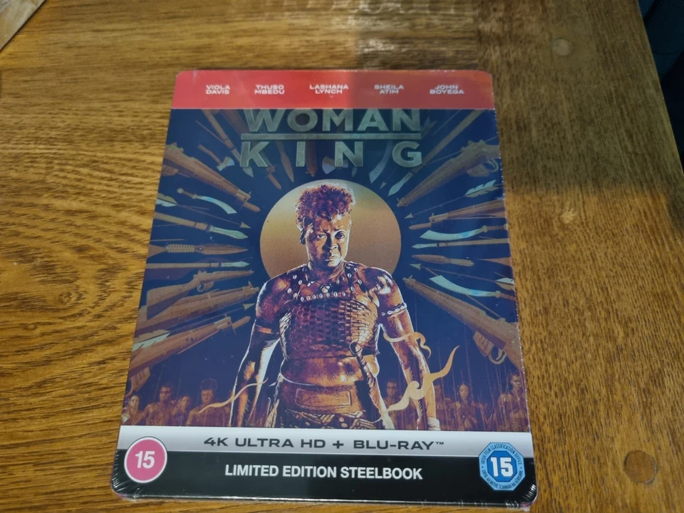 The Woman King Limited Edition Steelbook 4K Ultra HD + Blu-Ray - NEW SEALED - Image 1 of 2