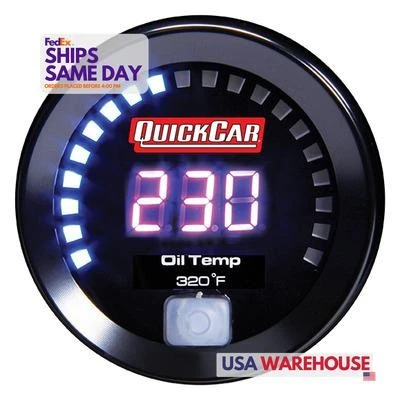 Quickcar 67-009, un medidor digital de temperatura de aceite 100-320 piezas de rendimiento Foto 1 de 4