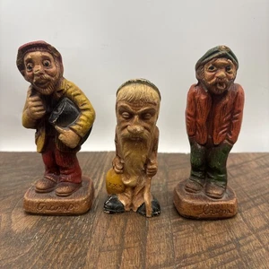 3er Set Vintage Resin Tramp & Hobo Figur von Multi Prod 52 Resin Old Man 5" - Bild 1 von 17