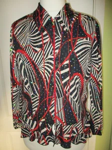 BNWT WAS £165 JOSEPH RIBKOFF LIGHTWEIGHT ZIP JACKET SEQUINNED FITS A 12-14 - Picture 1 of 6