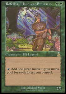 Rofellos, Llanowar Emissary X (1) Urza's Destiny MTG Ex/NM(RG) 4RCards - Picture 1 of 1