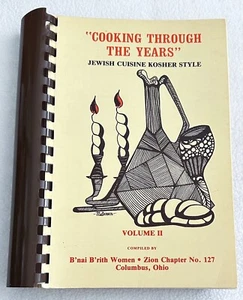 VTG 1978 Jewish Recipes Cookbook B'nai B’rith Women Zion Columbus Ohio OH Kosher - Picture 1 of 8