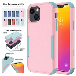 Military Shockproof Rugged Case For iPhone 16 15 Pro Max 14 13 12 11 Heavy Duty - Picture 1 of 17